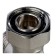 Lower connection of the radiator Stout SVH-0003-000020, 3/4 ", one-pipe system, corner