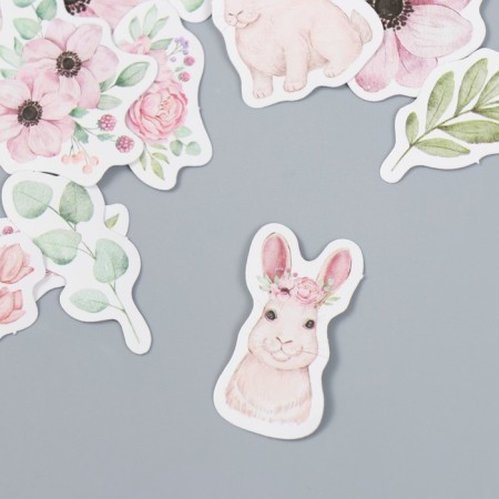 Stickers for creativity "Spring Forest" set of 46 pcs 4.4x4.4x1.1 cm-1