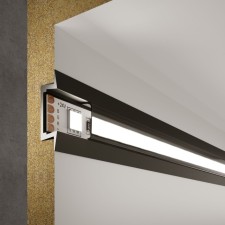 Built-in aluminum profile for Elektrostandard, LL-2-ALP007, 2 m, black color