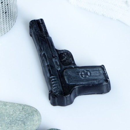 Figure soap "gun" black 65 g-2