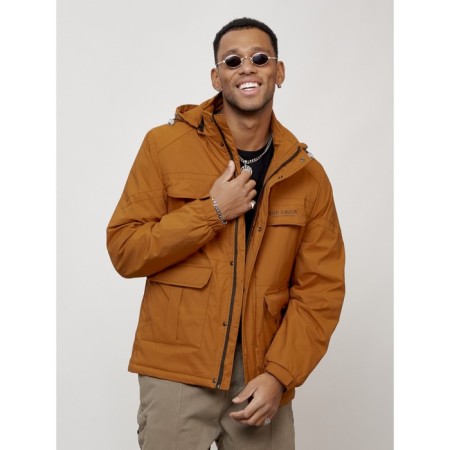 Sports male jacket, size 48, mustard color-3