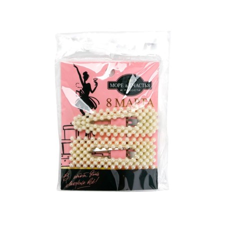 Hair clips "Sea and Happiness", 2 pcs 7 x 2.5 cm-5
