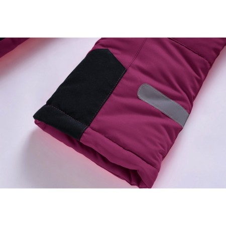 Ski pants for a girl, height 110 cm, dark purple color-5