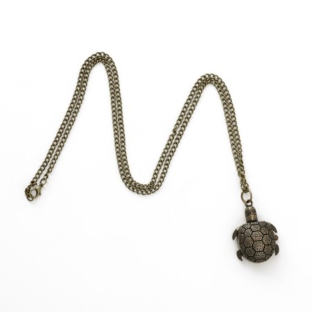 Pocket watch "Turtle", quartz, d dial-1.3 cm-3