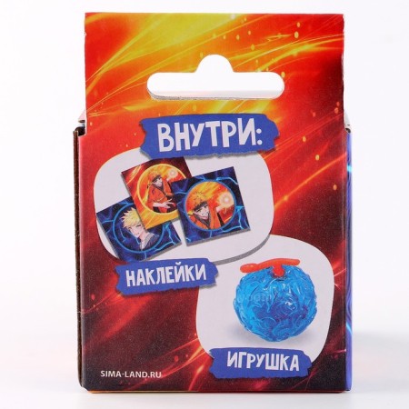 Antistress toy "Devil's apple" with stickers, Mix color, with a hydrogel-6