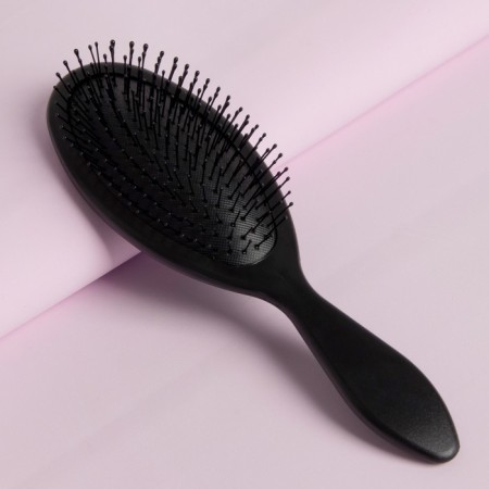 Massage comb, 6.5 × 22 cm, black color