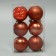 Set of balls plastic D-5.5 cm, 6 pcs "Fat of Magic" Brown