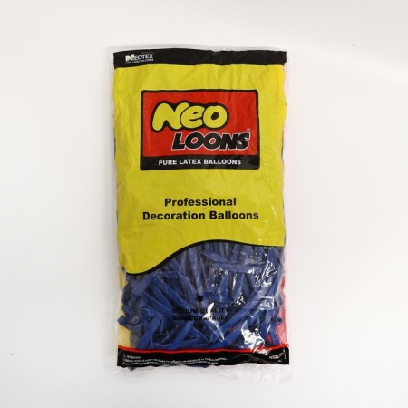 Ball for Twisting latex 250 ", standard, set 10 pcs., Blue color-1