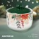 Sugar of the New Year's share "Christmas evening", 550 ml, ceramics, white color