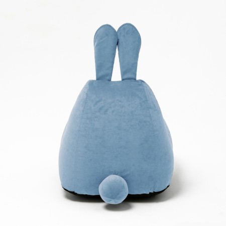 Milk-Milk chair, size 80x90 cm velor, blue color-3