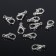 Castle Carabin 12 mm, set 200 pcs., Silver color