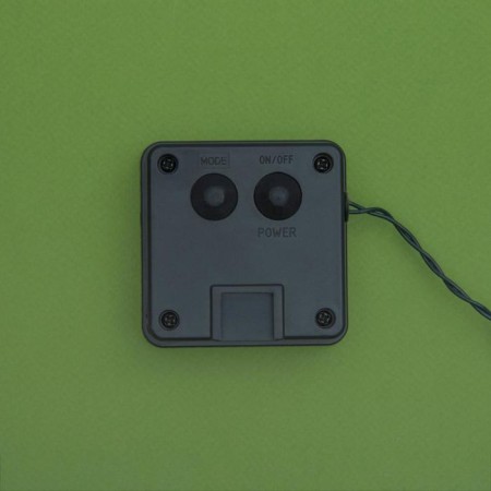 Garland “thread” 10 m, IP44, dark thread, 100 LED, white glow, 2 modes, solar battery-6