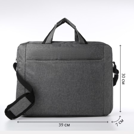 Laptop bag, gray color-1