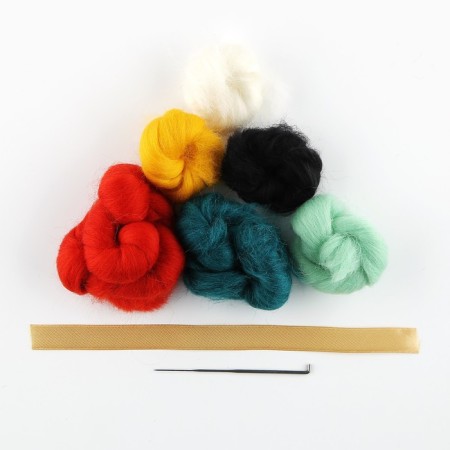 Set for creativity. A toy made of wool "Dracos with an asterisk", D = 7 cm-2
