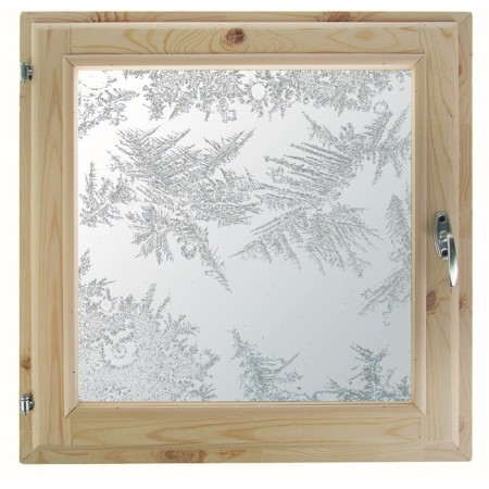 Window 50x60 cm, "frosty patterns", single -chamber double -glazed window, seal, needles