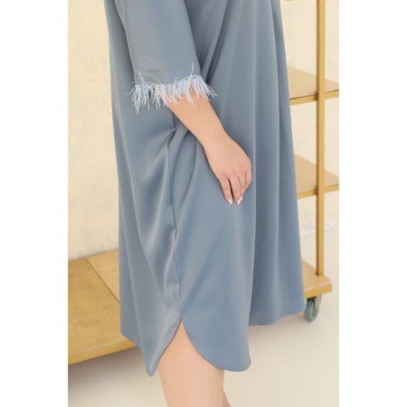 Women's dress, size 60, gray color-6