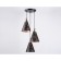 Suspended Ambrella Light, Loft, TR8435, 3HE27, Black color, gold