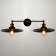 Sconces "Kandela" 2he27 black 22x22x10cm