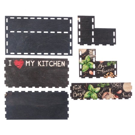 Organizer for kitchen trifles "seasonings", 16 cm × 9.8 cm × 7.3 cm-3