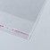 BOPP package with an adhesive valve, transparent 23 x 33/4 cm, euroglos, 30 μm