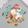 Buttons wood for creativity 2 punctures "dump truck" set of 15 pcs 3.2x2.7 cm