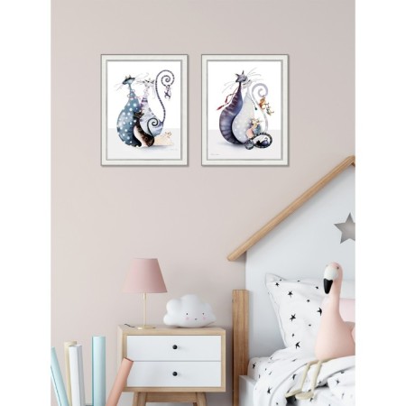 Reproduction of the picture "Happy Family", 30x40, frame (45-a355)-2
