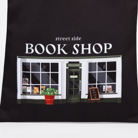 Bag Schoper Book Shop 35x0.5x40, Department without lightning, without lining, black-7