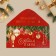 Money envelope "Happy New Year", Christmas tree decorations, 16.5 x 8 cm, New Year