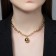 Necklace "chain" ball, color gold, l = 35 cm