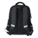 School backpack 40 x 30 x 19 cm, ergonomic back, Bruno visconti 12-002 Soundmania, black