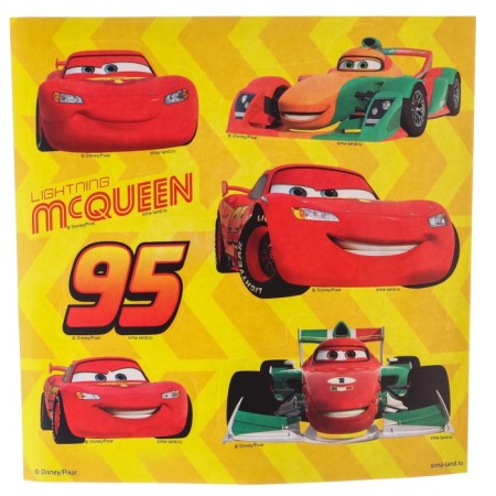 Chancellery set, notebook A6, pen, stickers, cars-4