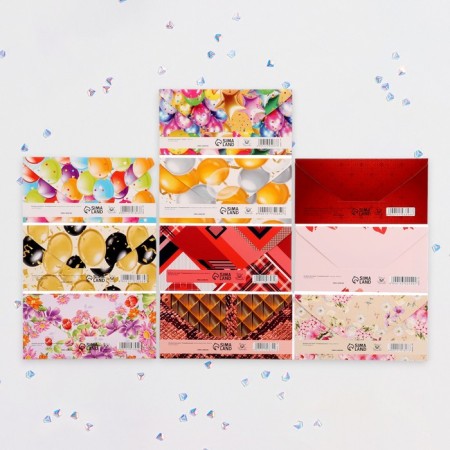 Set of envelopes for money "universal"-2