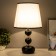 1x60W rolling lamp E27 black and gold 25x25x45 cm Risalux