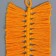 Panel wall -mounted macrame "leaf" yellow 30x15 cm