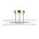 Synthia chandelier LED 48W 3000-6000K gold 50x50x20cm