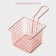 Basket for potatoes Free Dolyan "Royal", 10 × 10 × 7.5 cm, large mesh, color pink gold
