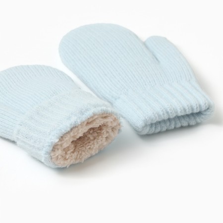 Baby mittens minku, Blue color, 19 cm-2