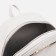 Women's backpack-Mini of artificial leather with lightning, 1 pocket, color gray color