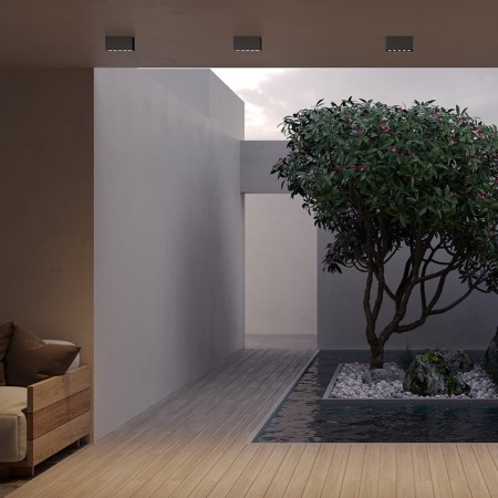 Ceiling light Outdoor O309CL-L10GF3K, 10W, 5x15x8 cm, LED, 700LM, 3000K, graphite color-8