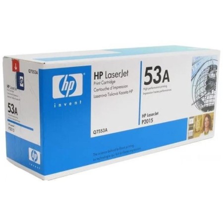 Toner Cartridge HP 53A Q7553A Black for HP LJ P2015 (3000-2