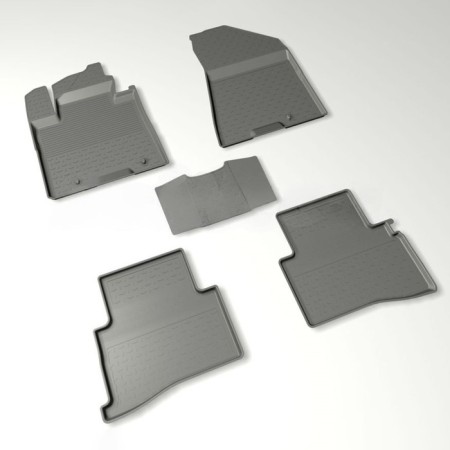 Rubber rugs with a high side for Kia Sportage IV, 2016-