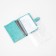 Textura cover cover and passports, turquoise color