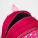 Baby backpack on lightning, 3 outer pockets, pink color