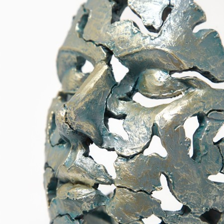 Figure Polystone "Face" 29 x 10 x 10 cm-4