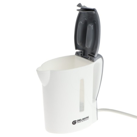 Electric kettle Gelberk GL-465, plastic, 0.5 l, 500 watts, white-gray-4