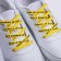 Danger laces 110x1cm, yellow