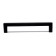 Square Cappio RSC008 Square handle, stainless steel, m/o 128 mm, black color black