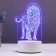 Levnik "Leo" Led RGB from the network 9.5x13x18.9 cm Risalux