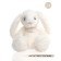 Soft Gulliver toy "Bunny Vyslowry", white color, 24 cm
