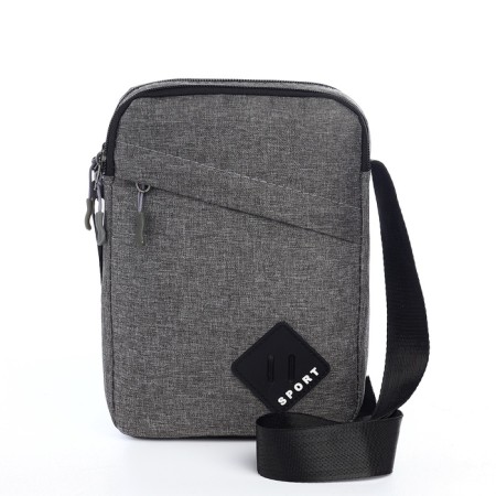 Male bag, gray color